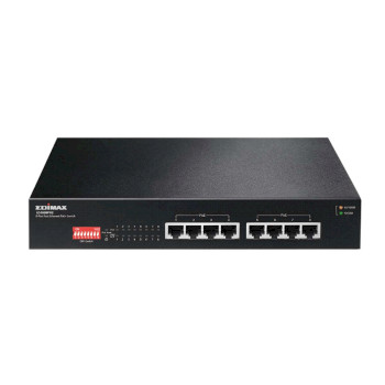 GS-1008P V2 Lange afstand 8-poorts gigabit poe+-switch met dip-switch